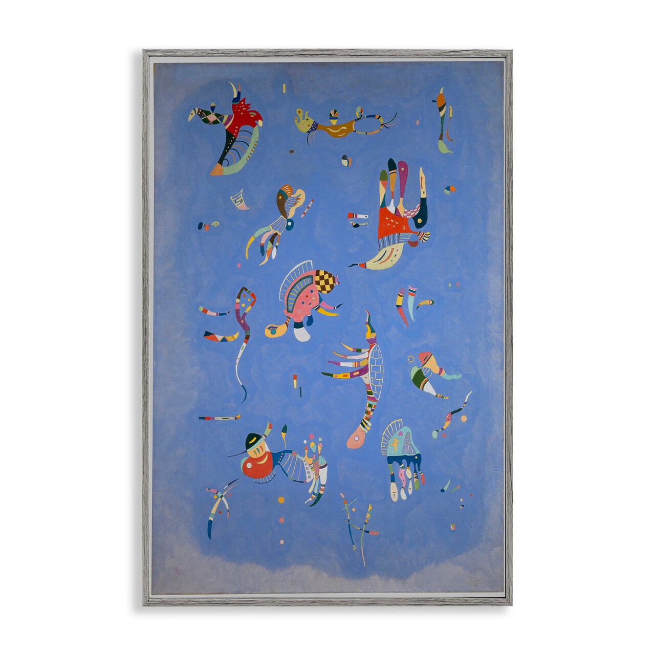 Stupell Industries Kandinsky Sky Blue Painting Framed Giclee Wall Art Design by one1000paintings
